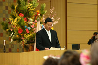 同窓会副会長より祝辞