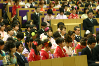 学位授与式　大学
