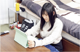 デスク周りの写真