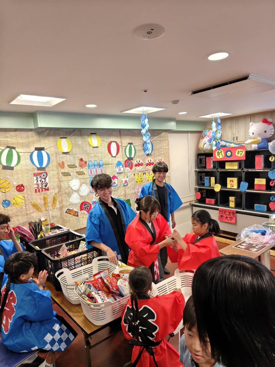 小学生サポートの様子